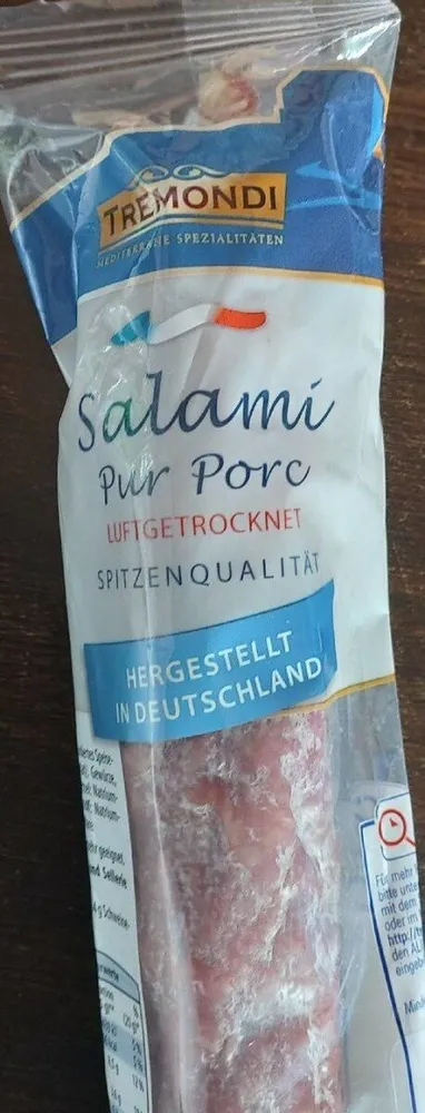 Luftgetrocknete Salami Pur Porc
