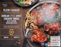 Korean style spicy chicken thighs