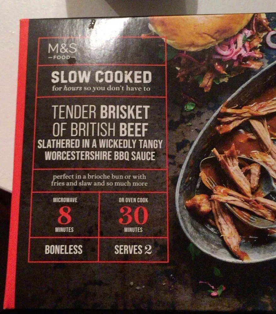 Tender brisket of british beef