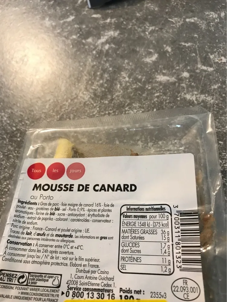 Mousse de canard