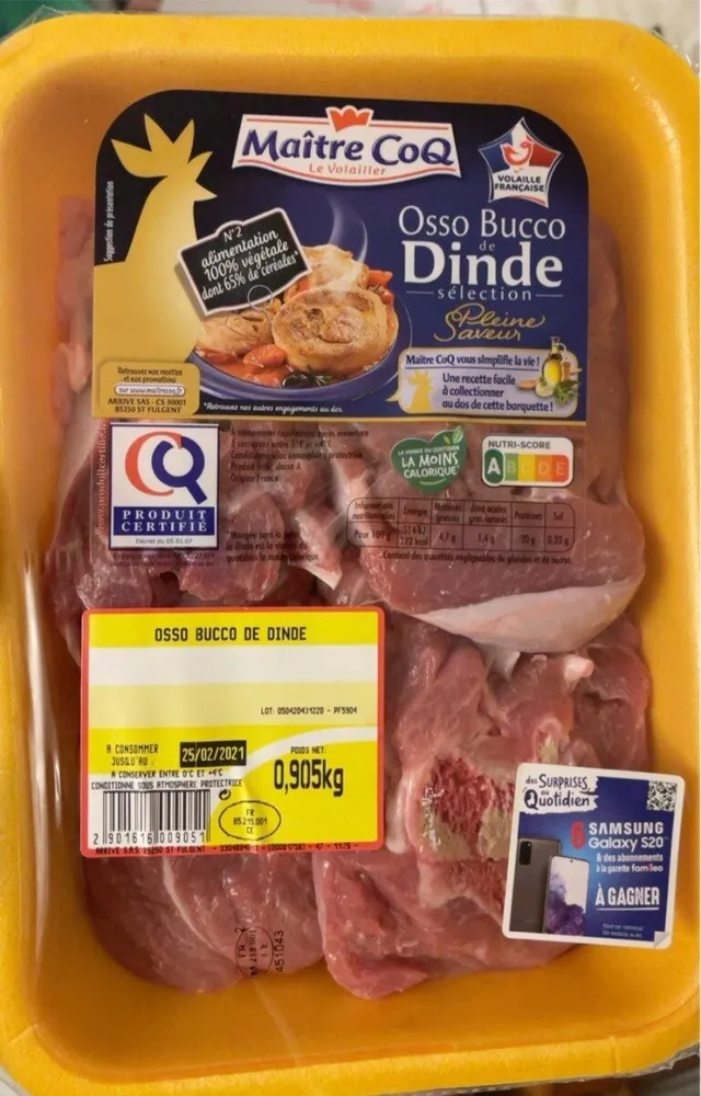 Osso bucco de dinde