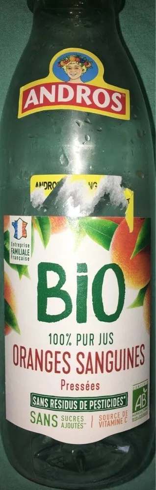 Bio 100% Pur jus orange sanguines