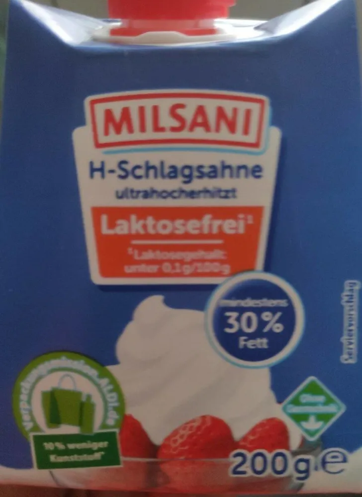 H-Schlagsahne Laktosefrei