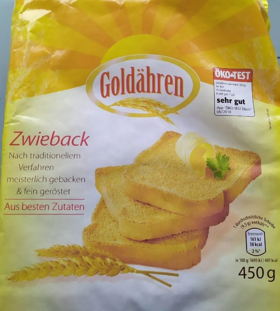 Goldähren Zwieback