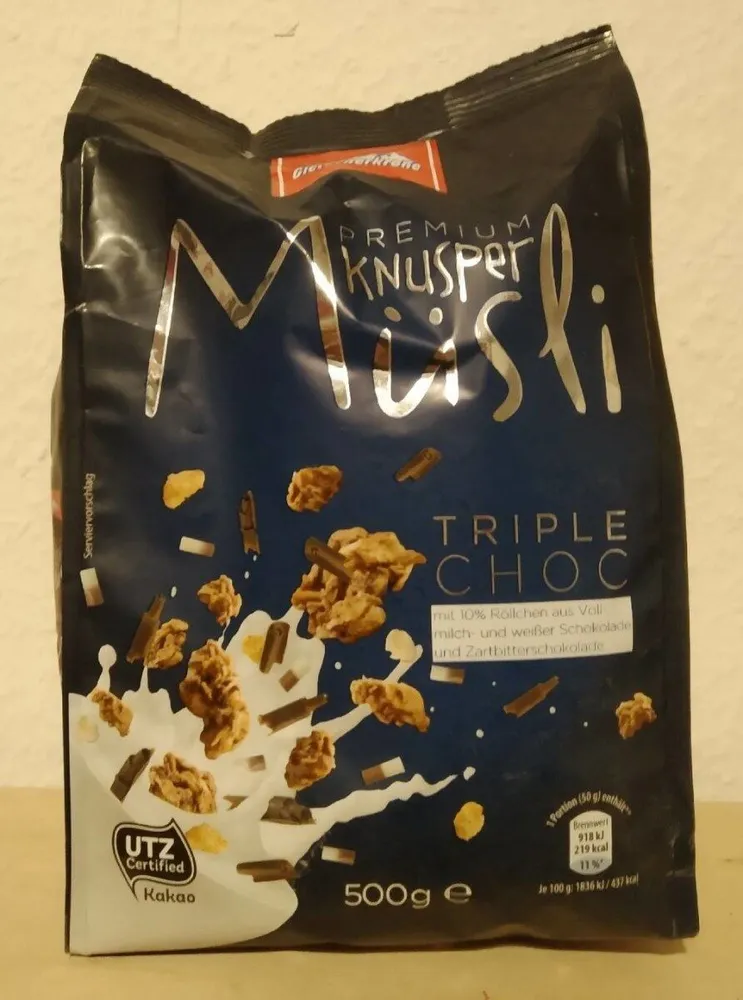 Premium Knusper Müsli, Honig & Nüsse
