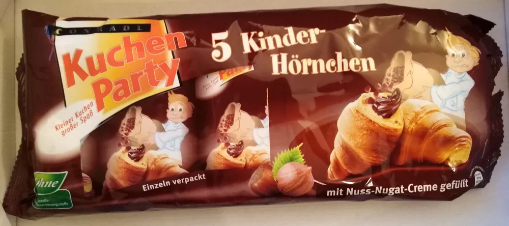 Kuchen Party Kinder-Hörnchen