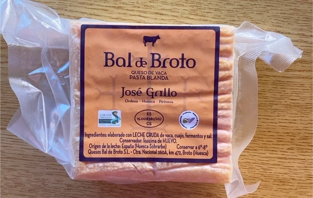 Queso de vaca Pasta Blanda