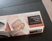 Saumon entier farci