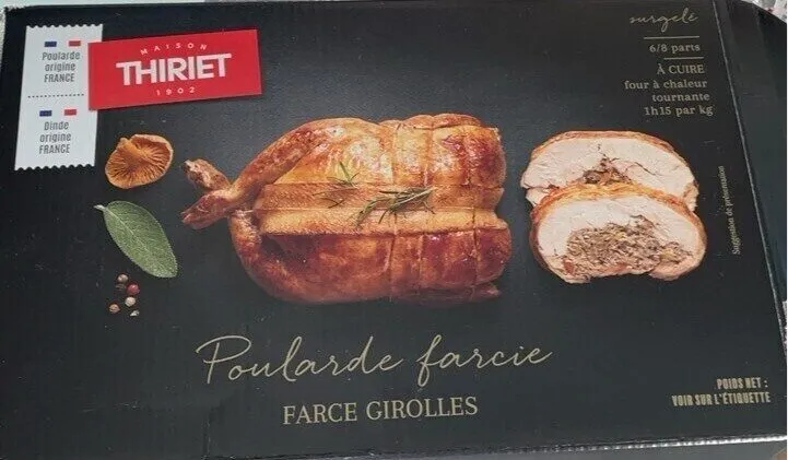 Poularde farcie girolles