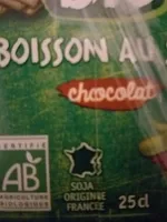 Boisson au soja chocolat