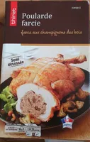 Poularde farcie farce aux champignons  des bois