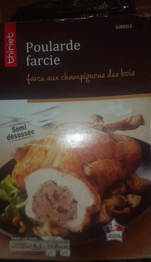 Poularde Farcie champignons des bois