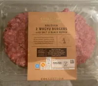 British 2 wagyu burgers