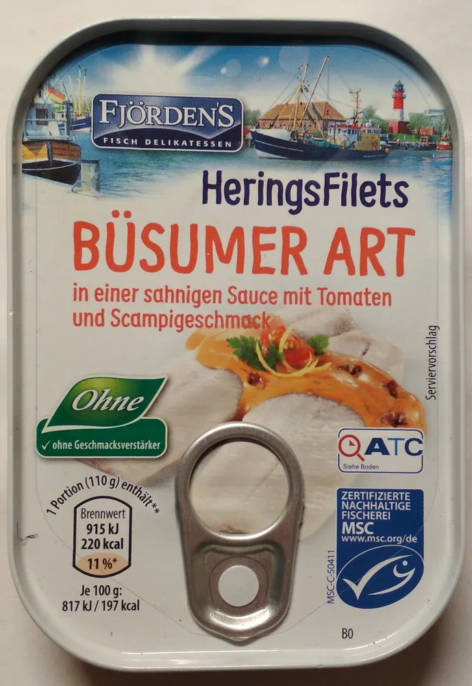 Heringsfilets Büsumer Art