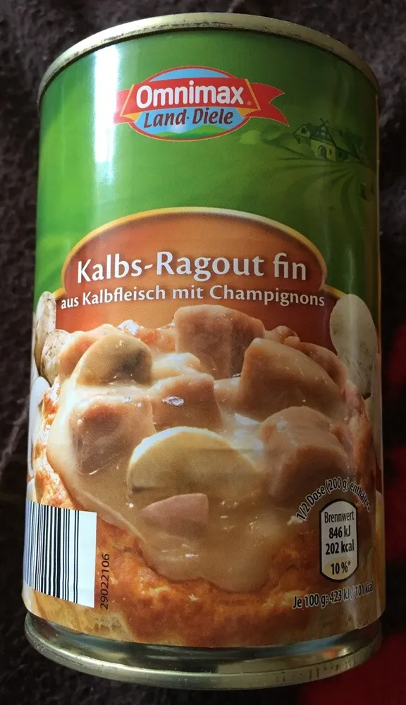 Kalbs-Ragout fein