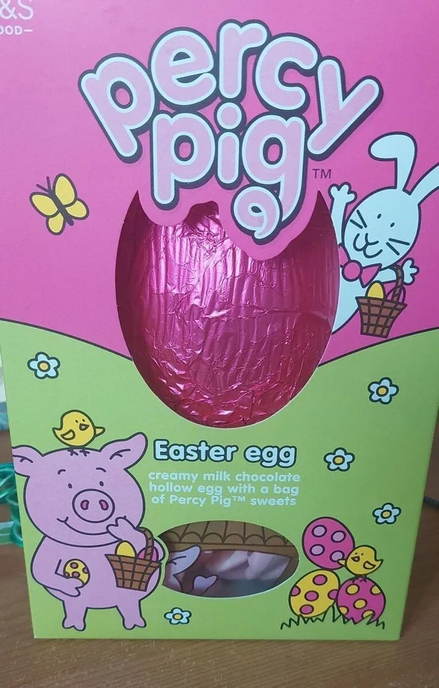 Percy pig easter egg