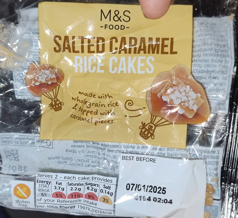 Salted Caramel Rice Cakes
