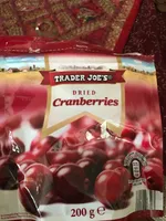 Cranberries, Getrocknet