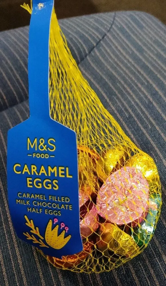 Caramel eggs