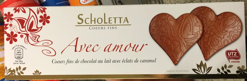Coeurs fins Avec amour