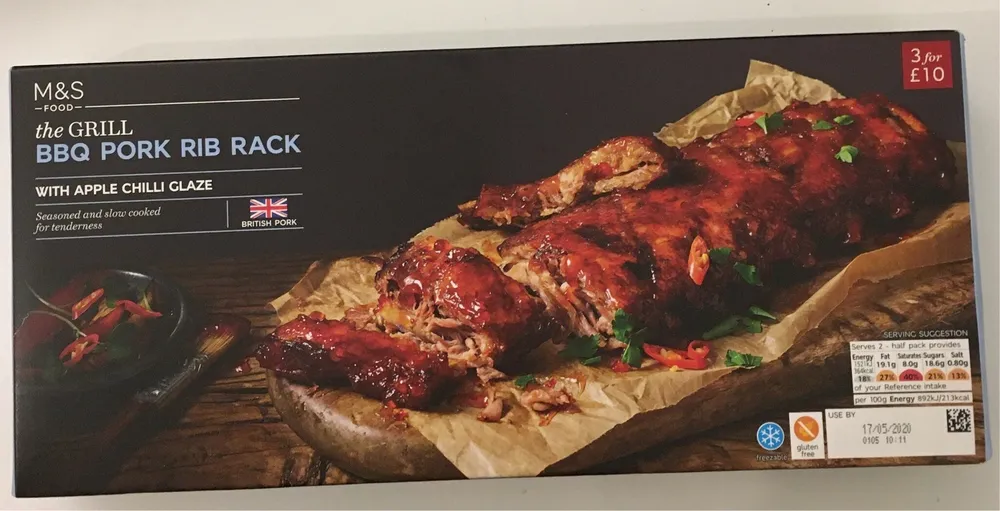 BBQ Pork Rib Rack