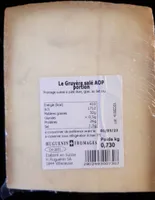 Le Gruyère salé AOP