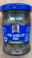 Peru-Sardellen Ringe in Öl mit Kapern