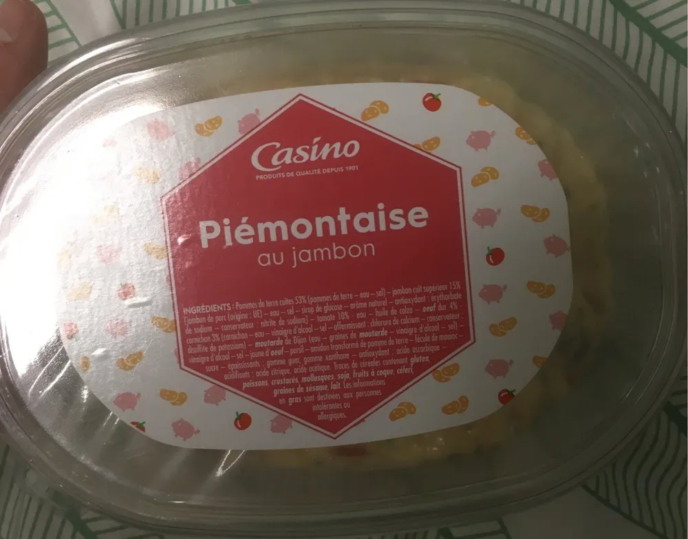 Piemontaise au jambon