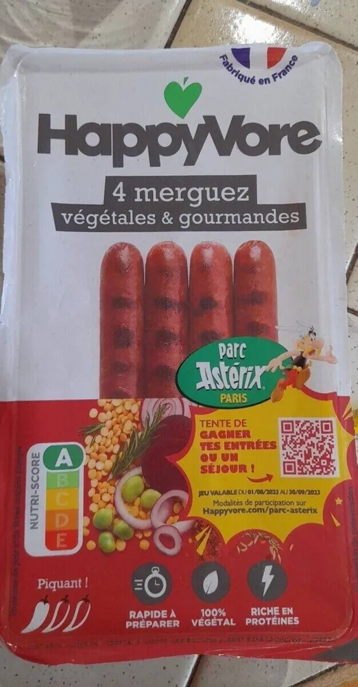 Merguez vegetales