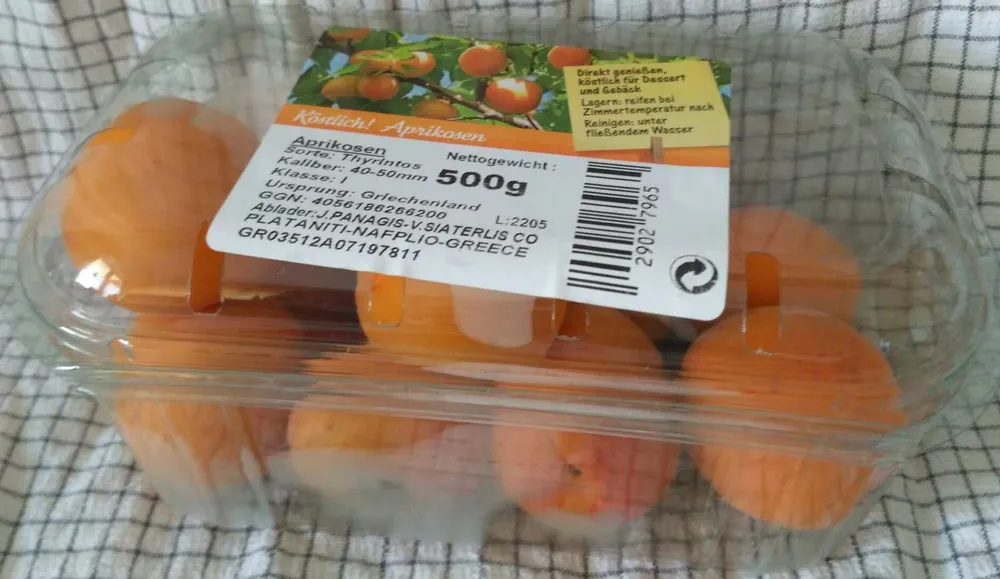 ALDI OBST Aprikosen 500g 2.79€ 1kg. 5.58€