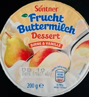 Frucht Buttermilch Dessert Birne & VAnille