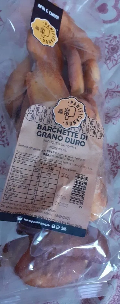 Barchette di grano duro