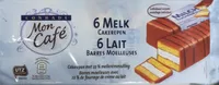 Mon Café 6 Lait Barres Moelleuses