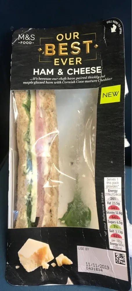 Sandwich ham and cheese