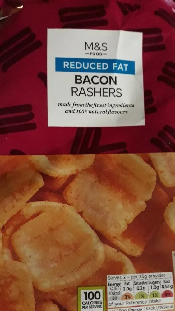 M&S food bacon rashers