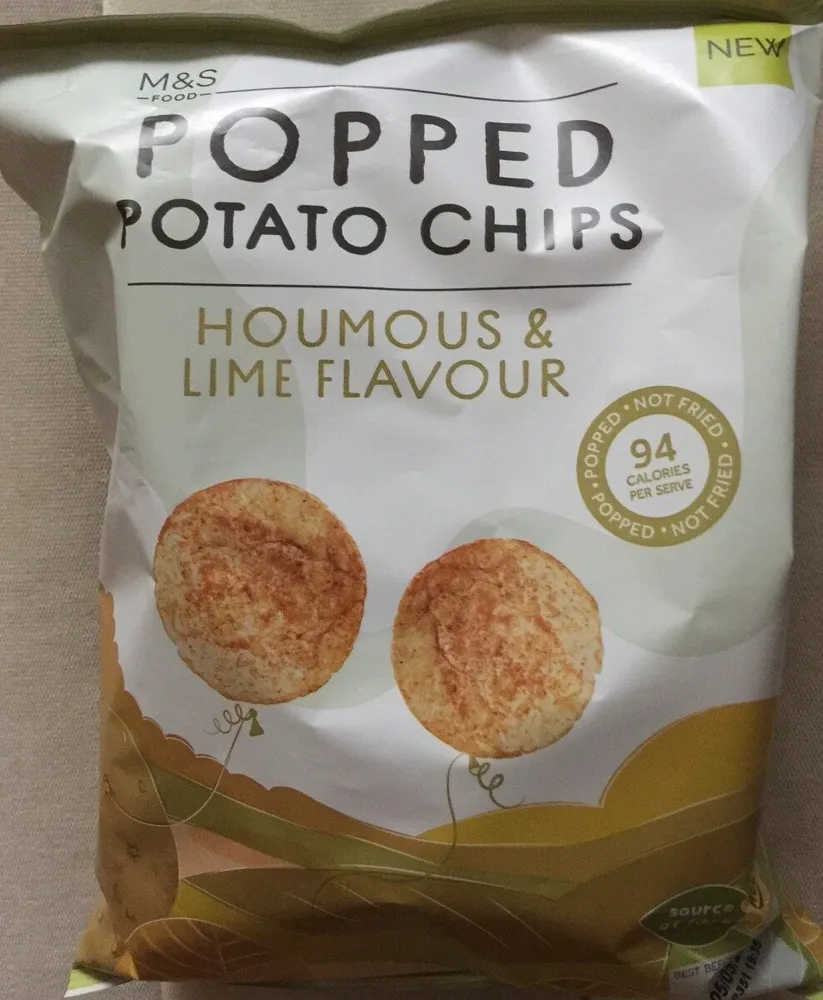 Choped potato chips