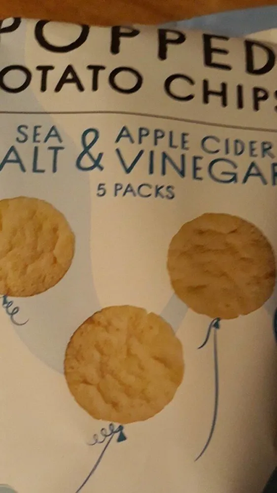 Popped portait chips