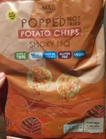Popped Potato Chips Smoky BBQ