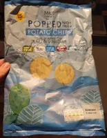 Popped potato chips sea salt and apple cider vinegar