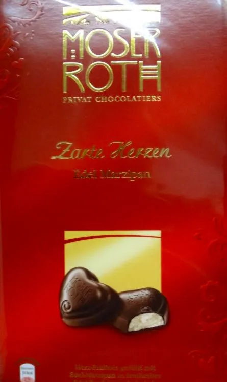 Zarte Herzen Edel Marzipan
