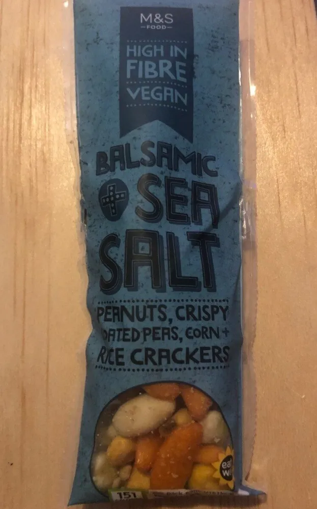 Balsamic sea salt crackers