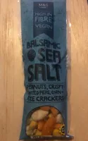 Balsamic sea salt crackers