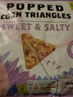 Popped corn triangles sweat & salt