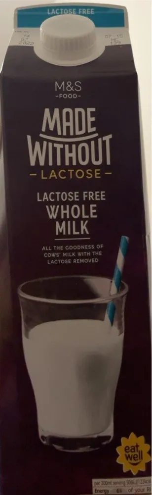 Lactose Free Whole Milk