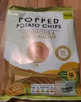 Popped Potato Chips - Houmous & Lime Flavour