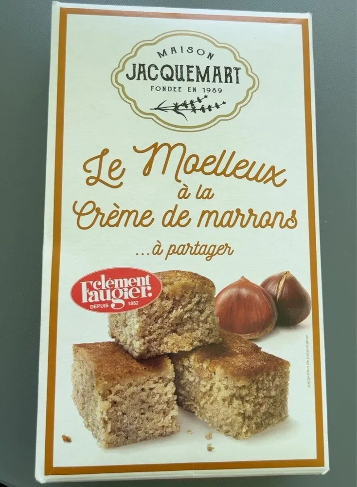 Le moelleux a la creme de marrons