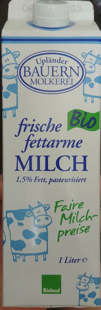 Frische Fettarme Milch (Bio)