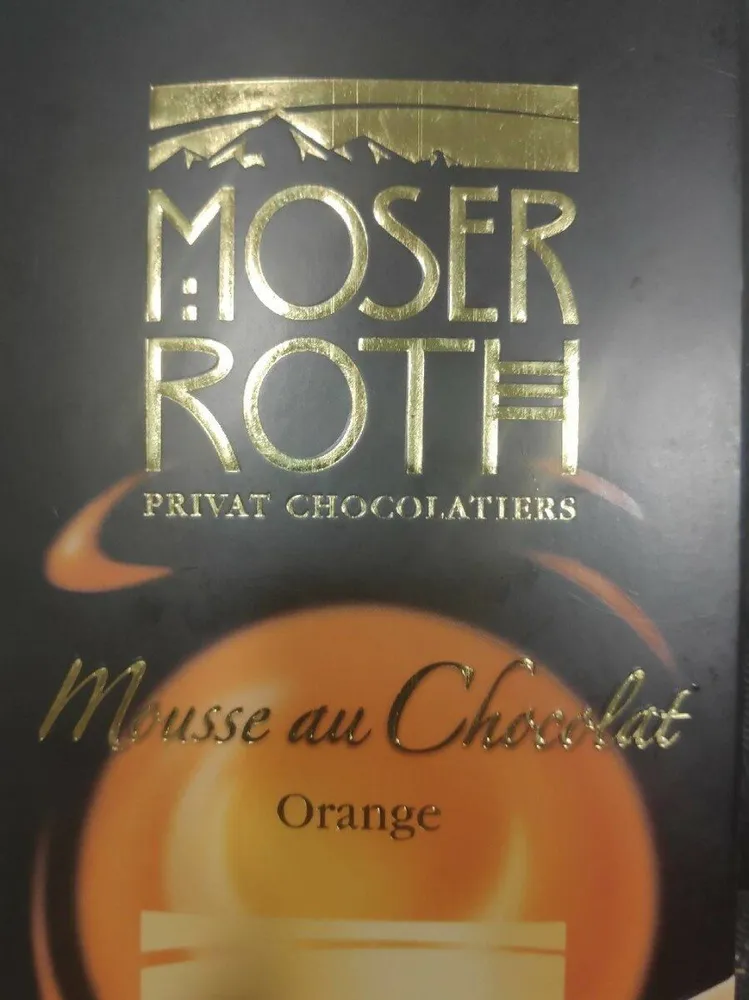 Moser Mousse au Chocolat Orange