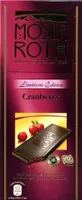 Edel-Zartbitterschokolade Cranberry 52 % Kakao