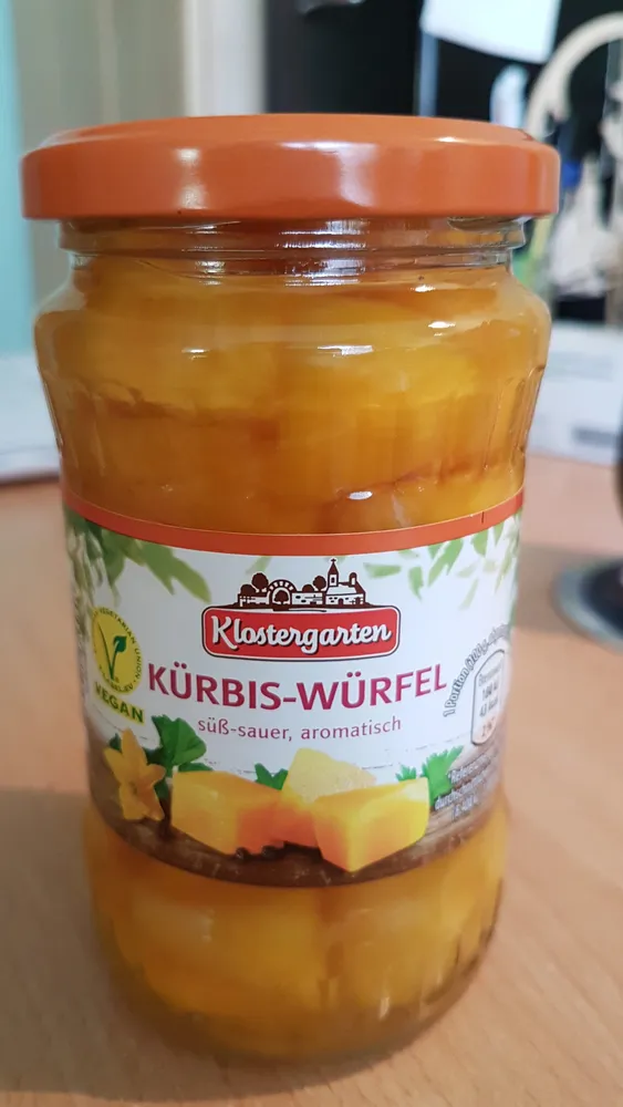 Kürbis-Würfel